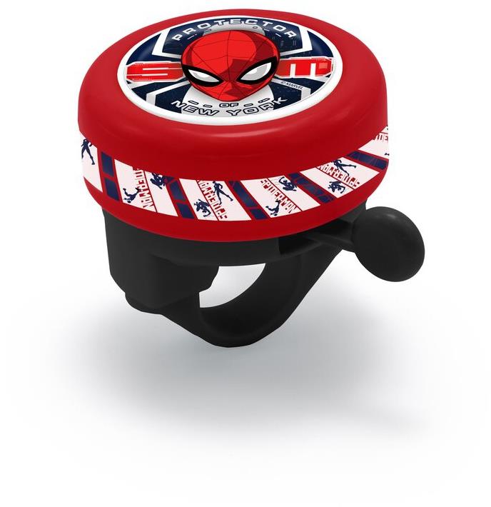 Disney SPIDERMAN Zvonek na kolo, červená, velikost