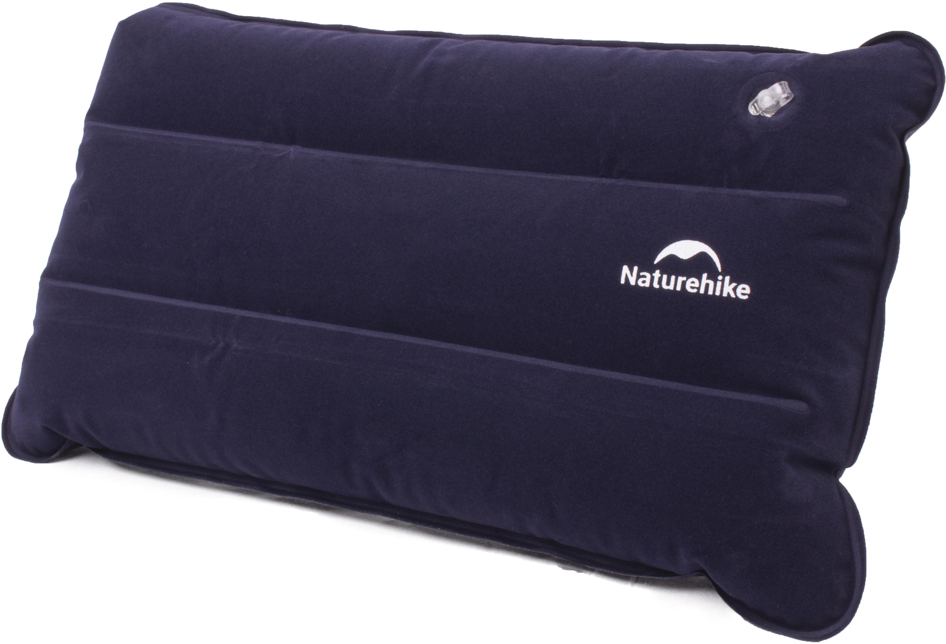 NATUREHIKE Nafukovací polštář ve tvaru obdélníku modrý