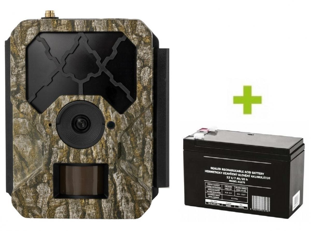 OXE Fotopast Hornet 4G, externí akumulátor a napájecí kabel + SIM karta