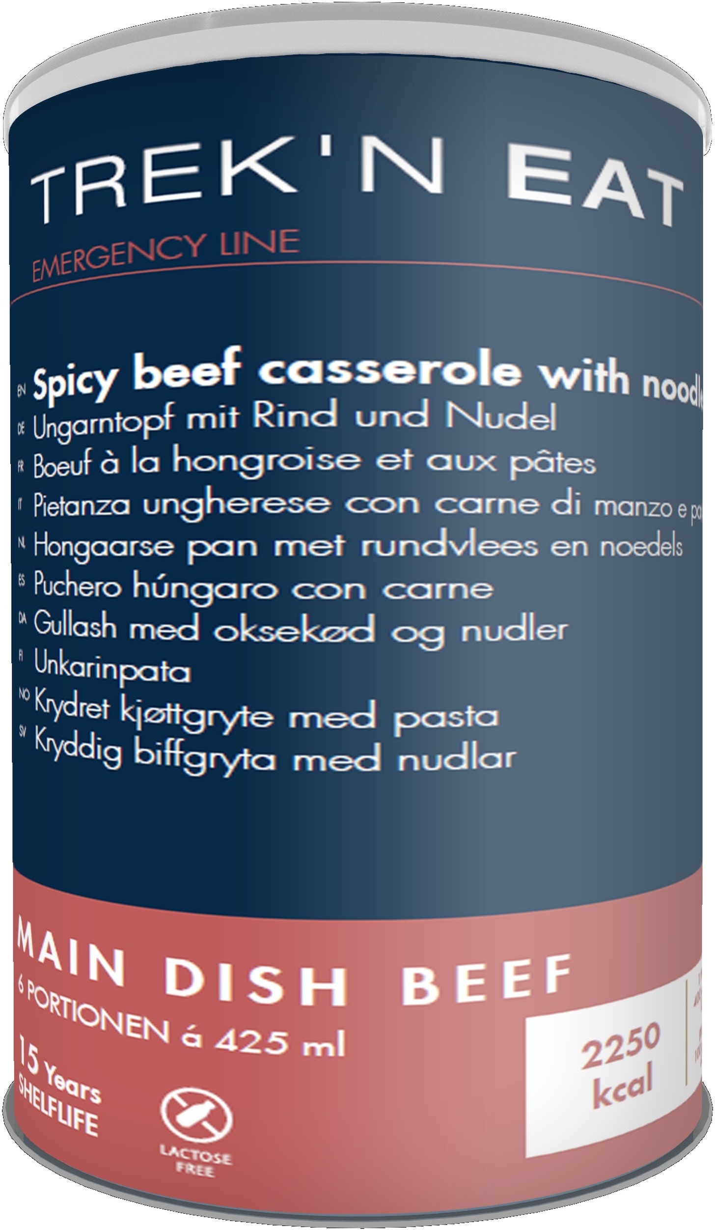 Trek'n eat Emergency Food Pikantní hovězí guláš s těstovinami 600 g