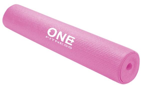 ONE Fitness Podložka pro jógu YM01 růžová