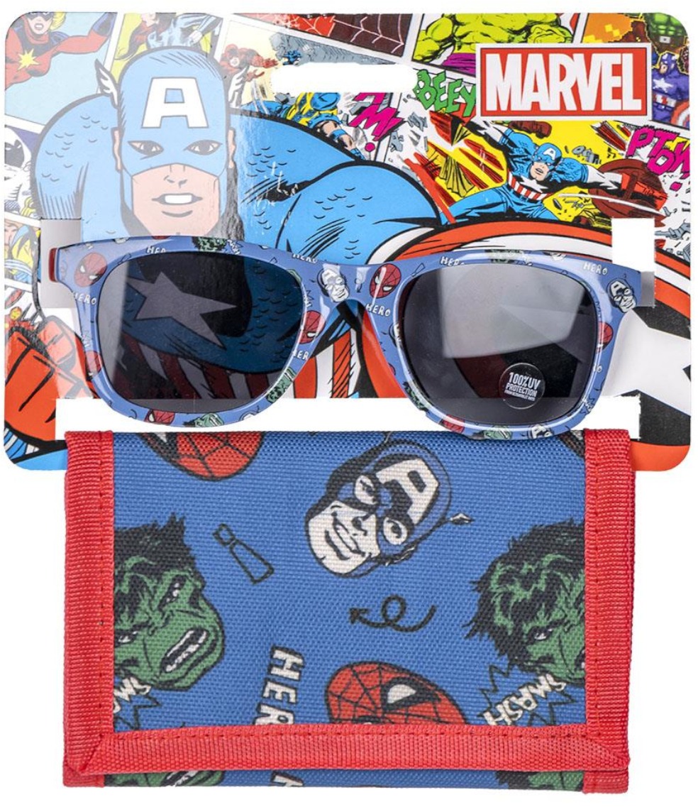 Marvel Avengers: Hero - dětská peněženka a brýle