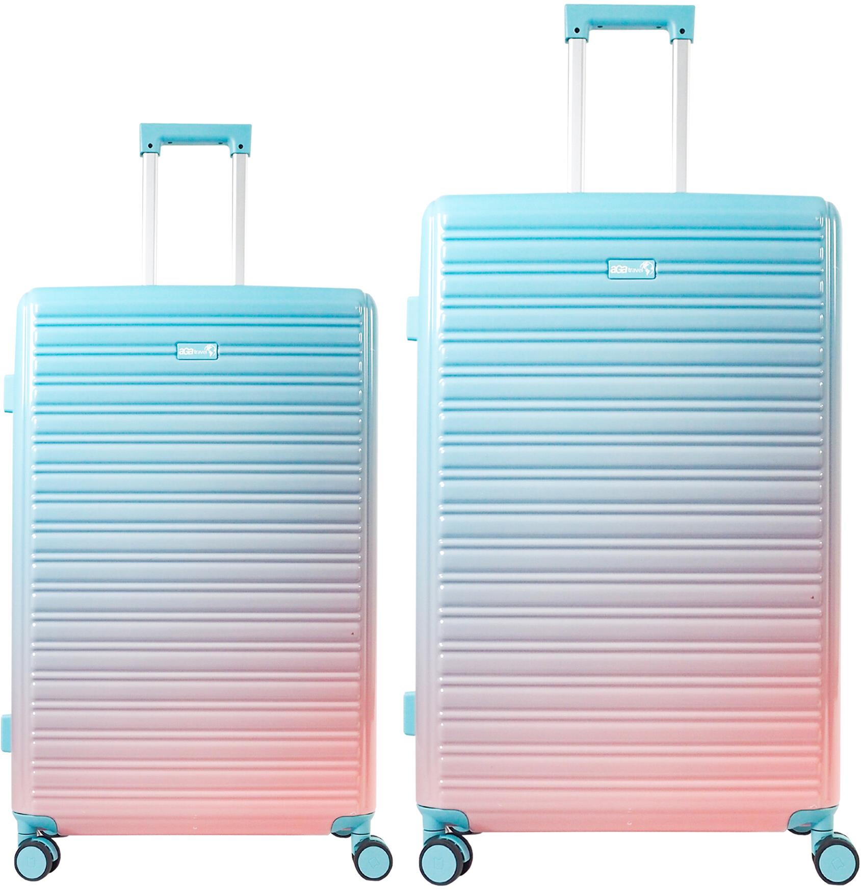 Aga Travel Sada cestovních kufrů MR4673 Růžová / Modrá