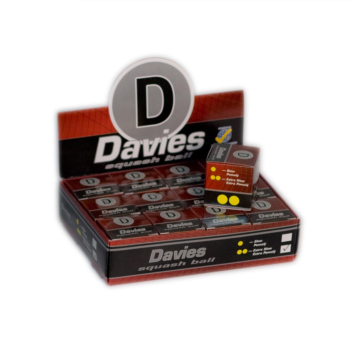 Davies Squashový míč 12 ks
