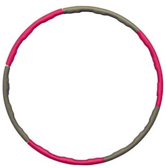 Rucanor Hula hoop weight obruč, černá/růžová