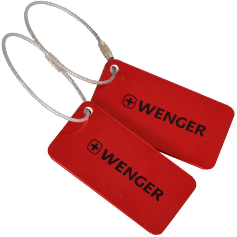 WENGER 606966 Jmenovky červené 2 ks