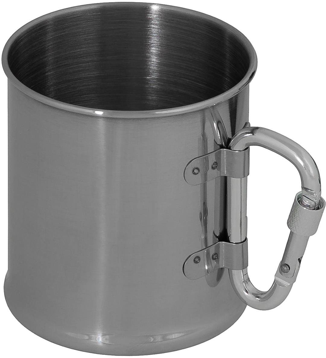 MFH Hrnek nerezový 220 ml s karabinou FoX Outdoor