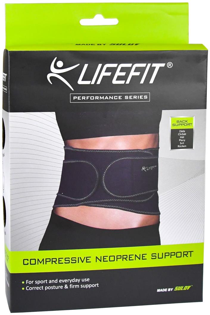 Lifefit BN511 Neoprenová bandáž, černá, velikost