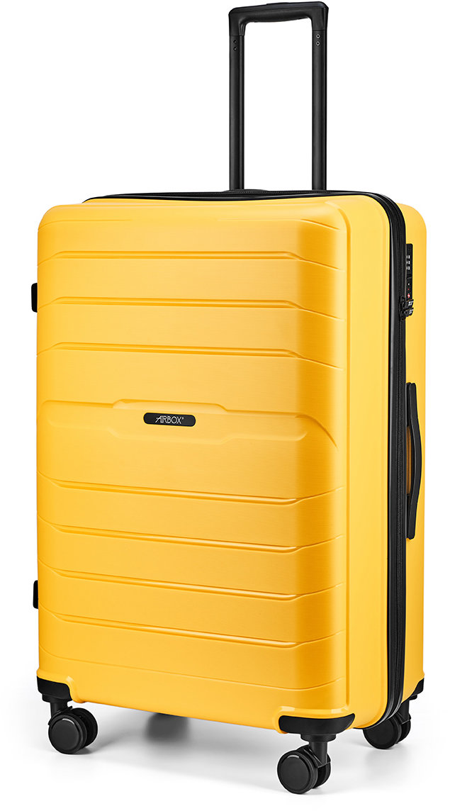 AIRBOX Velký kufr 76 cm AZ13 Sunburst Yellow