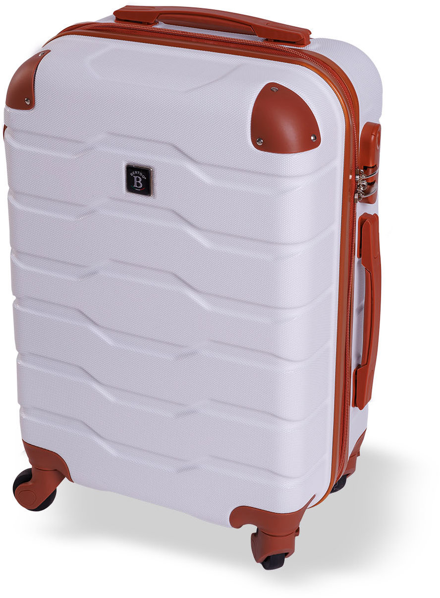 BERTOO Kabinový kufr Firenze pro Ryanair 31 l, bílý