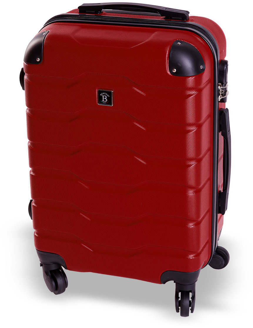 BERTOO Kabinový kufr Firenze pro Ryanair 31 l, červený