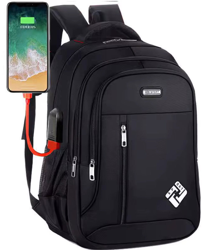 Platinium Batoh s USB portem 30 l, černý
