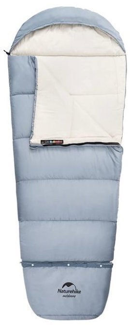 Naturehike Dětský rostoucí spacák C300 1450 g, modrý