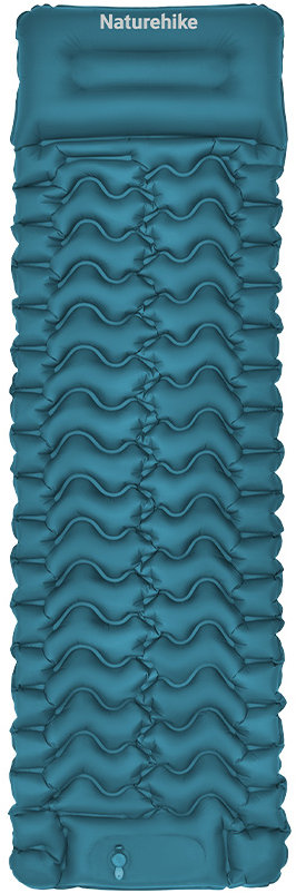 Naturehike Nafukovací karimatka FC01 s nožní pumpou 680 g, petrolejová