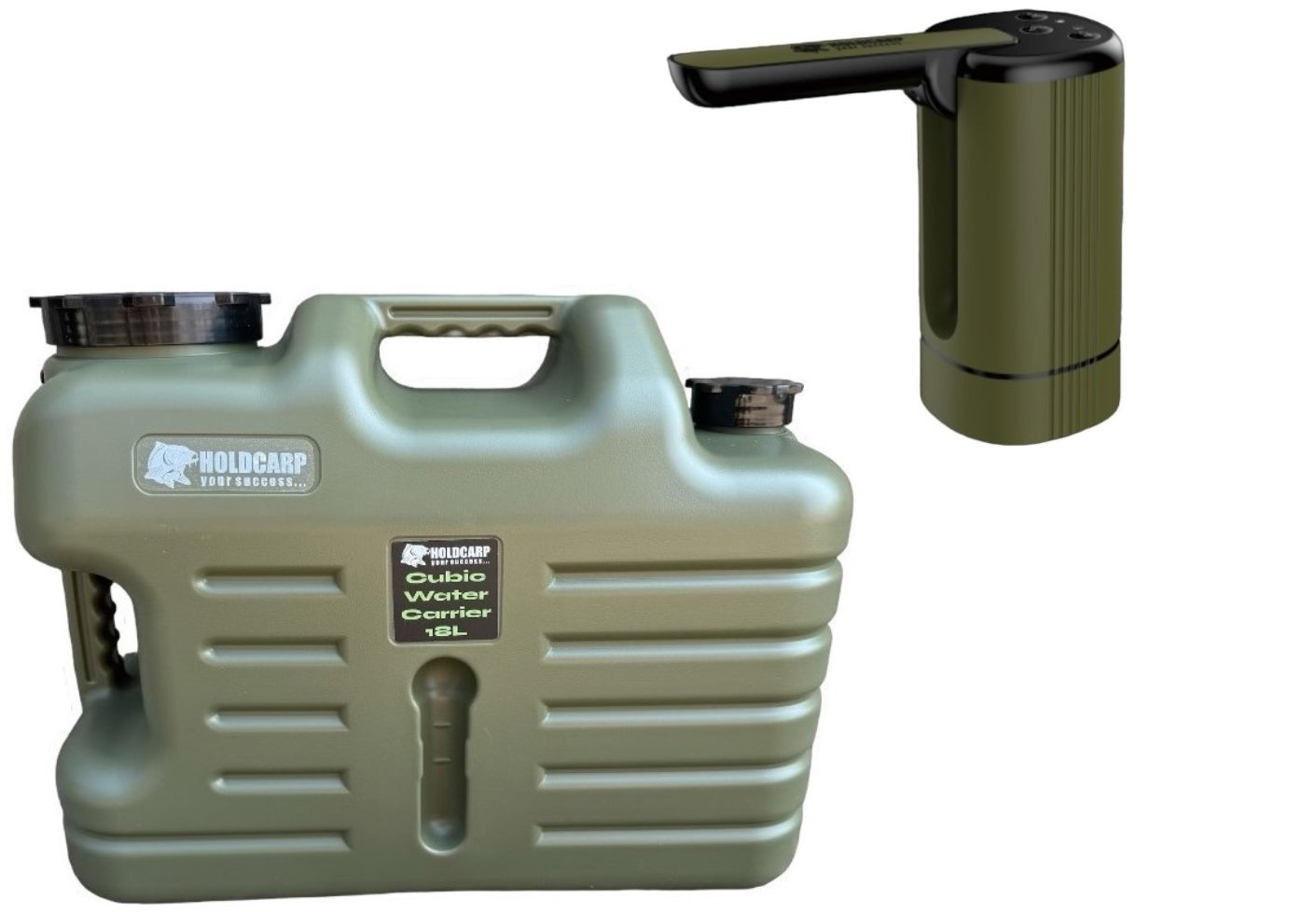 Holdcarp Set kanystr + automatický kohoutek Smart Rechargeable Tap+Cubic Water Carrier 18 l