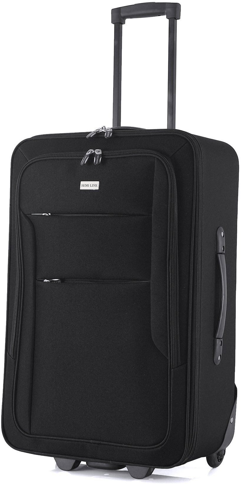 SEMI LINE Střední kufr 65 cm T5676 Black