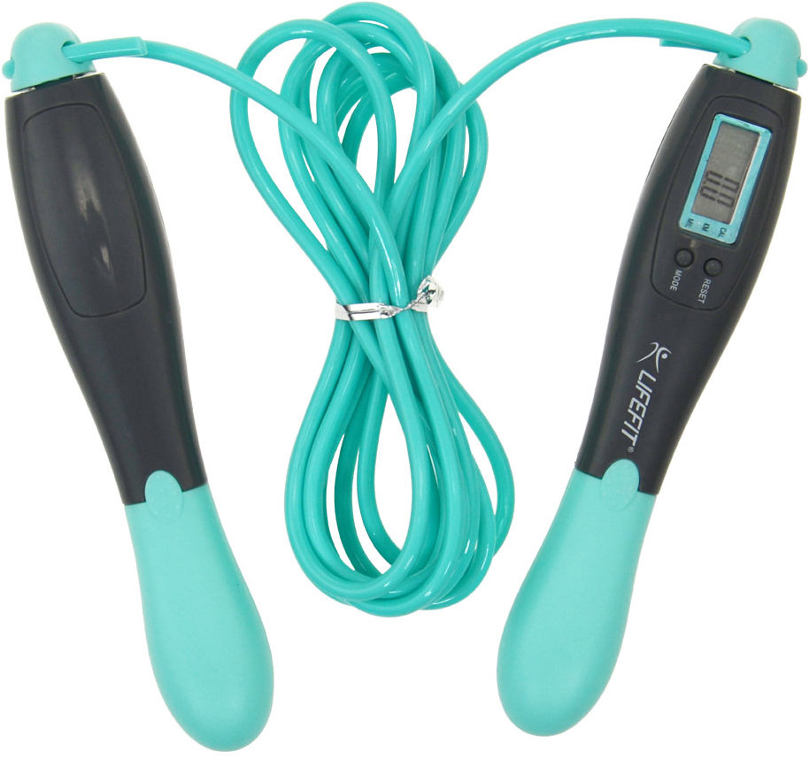 LIFEFIT® Švihadlo Digital rope 265 cm, mint
