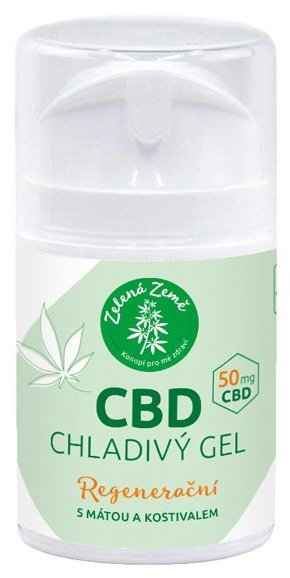 Zelená Země CBD chladivý gel 50 g