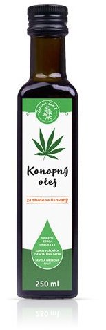 Zelená Země Konopný olej 250 ml