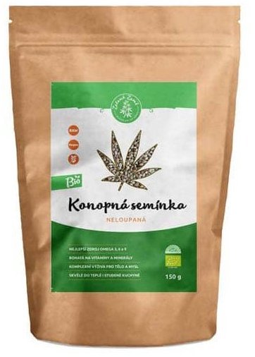 Zelená Země Konopné semínko neloupané BIO 150 g