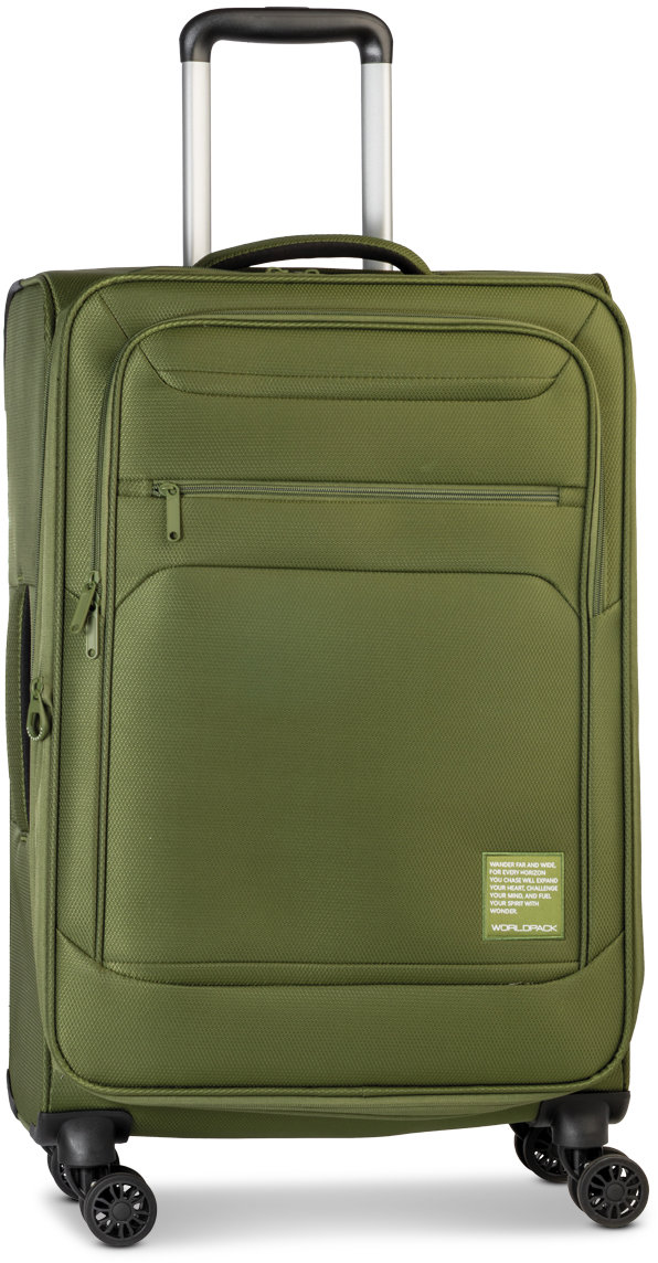 WORLDPACK Střední kufr 68 cm Bern Olive Green