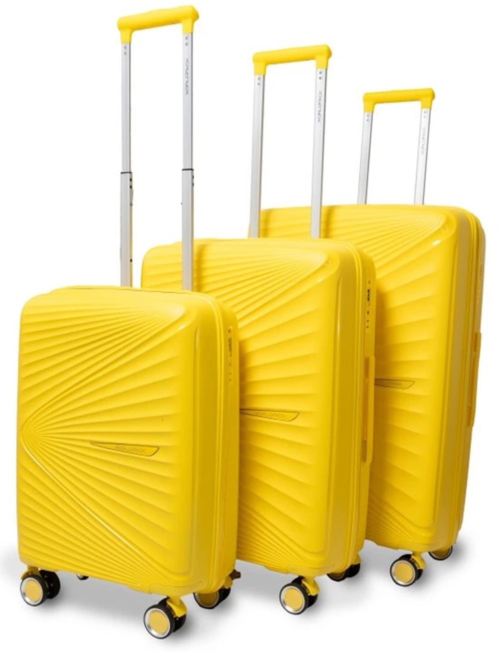 WORLDPACK Sada kufrů Vegas Bright Yellow 3-set