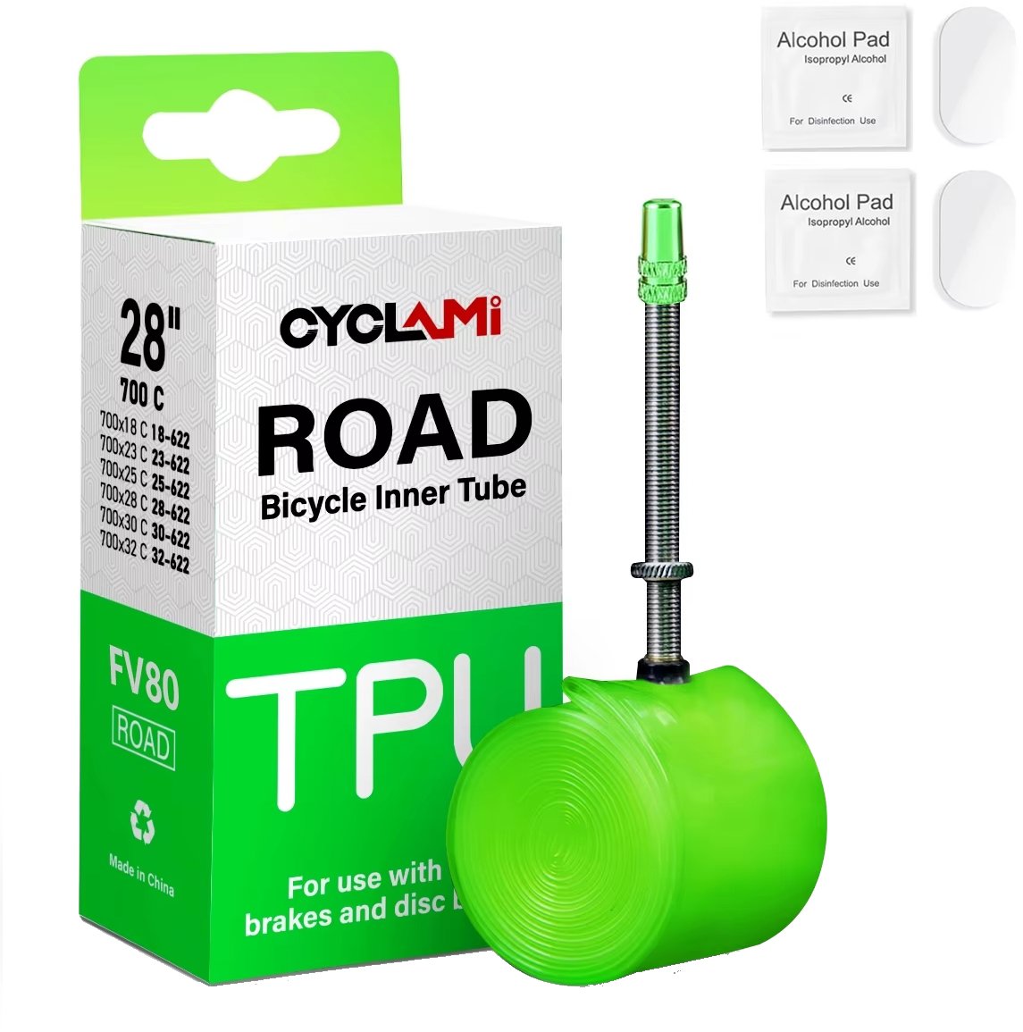 Cycplus Cyclami TPU ultralight Road 700C 80 mm