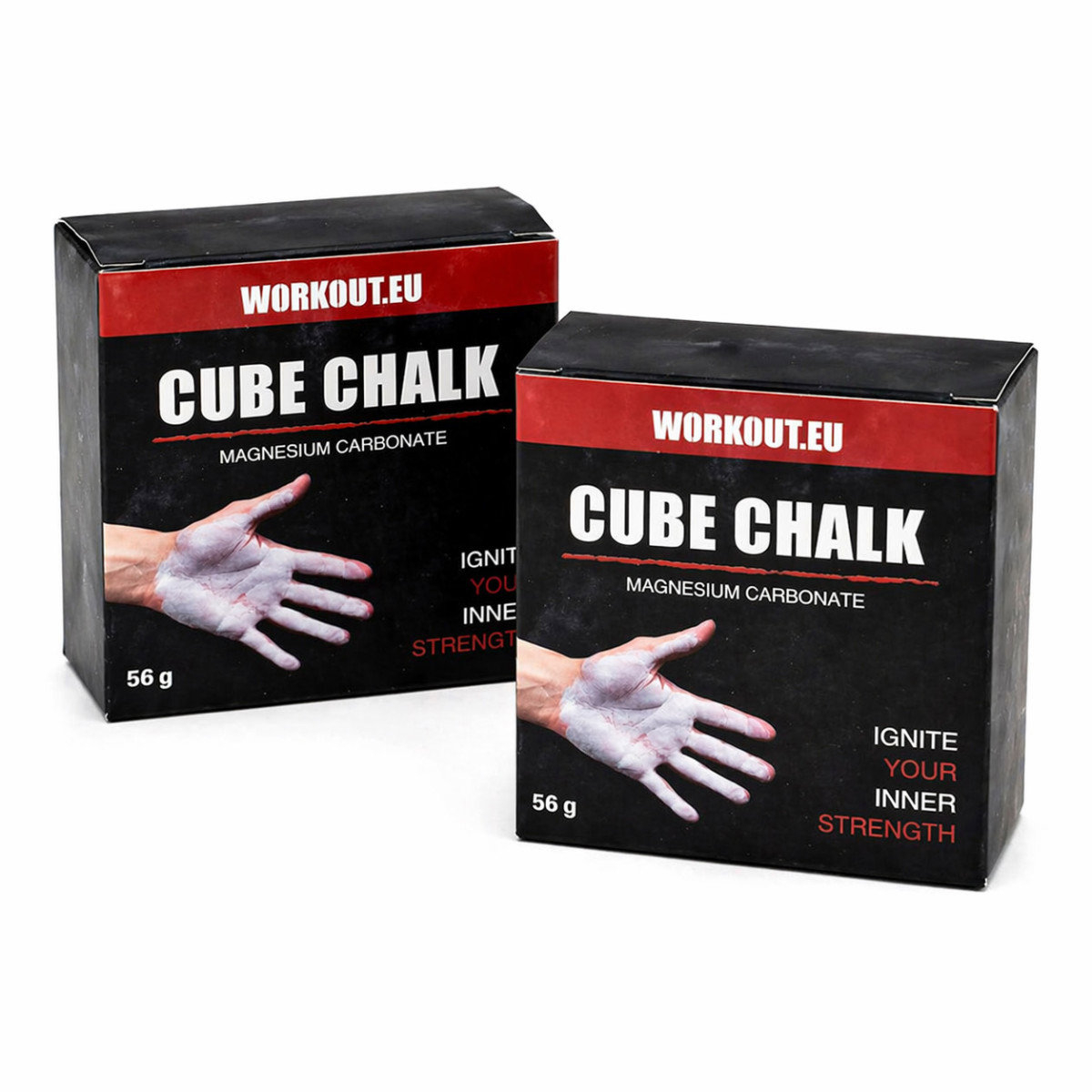 WORKOUT Magnésium kostka 56 g Chalk Block - 2 kusy