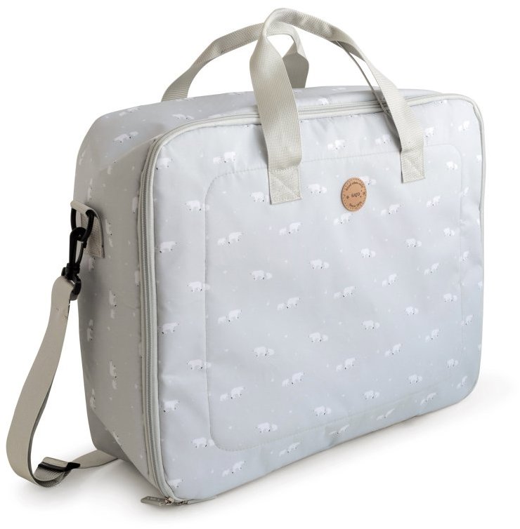 Saro Baby Dětský látkový kufr Polaris Grey