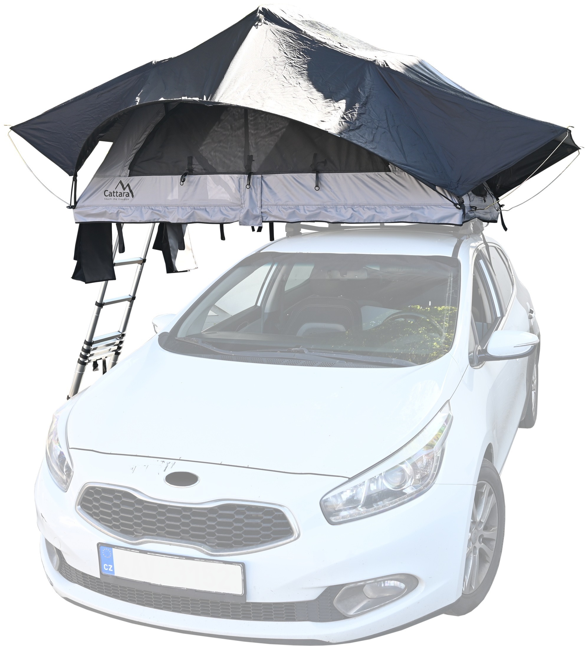 CATTARA Střešní stan CARPATI pro 2-3 osoby, 240 × 140 × 130 cm