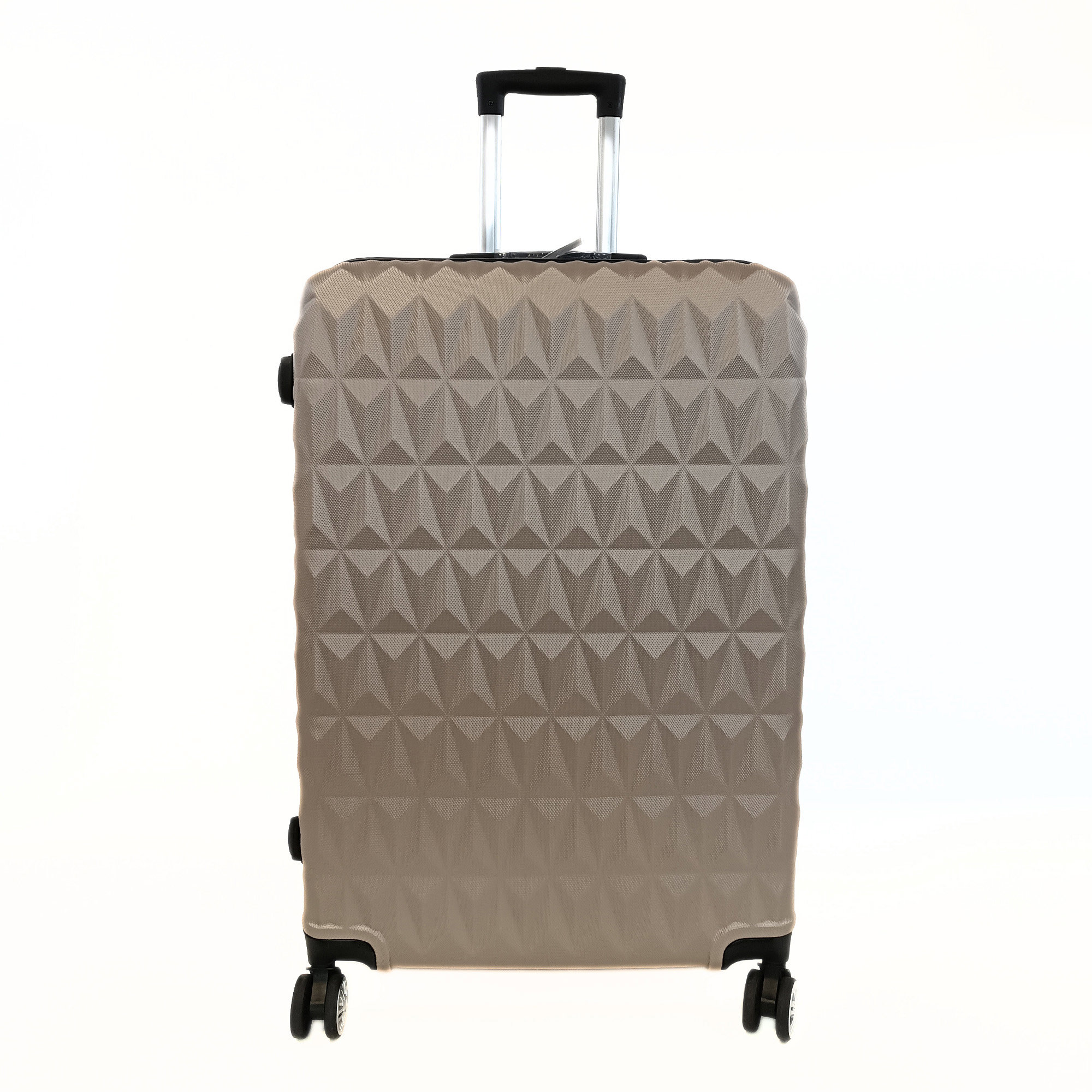 Bavytoy Cestovní kufr skořepinový 28" Diamond Gold beige