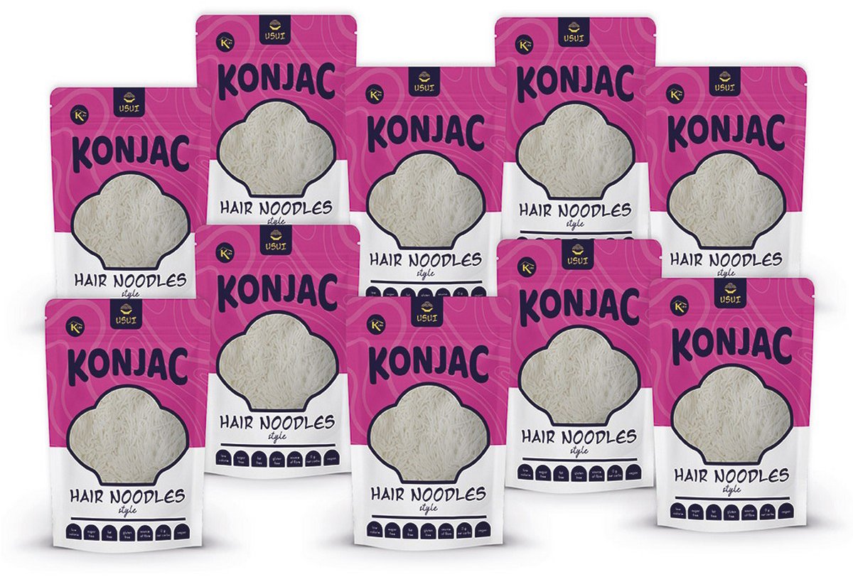 USUI Konjakové vlasové nudle 10 × 270 g