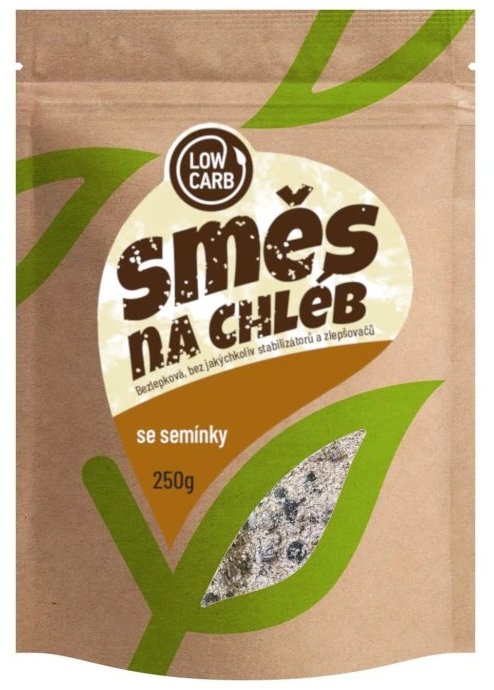 iPlody Směs na chléb se semínky Low carb 250 g