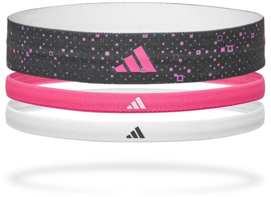 ADIDAS Sportovní čelenky - růžová, černá, bílá