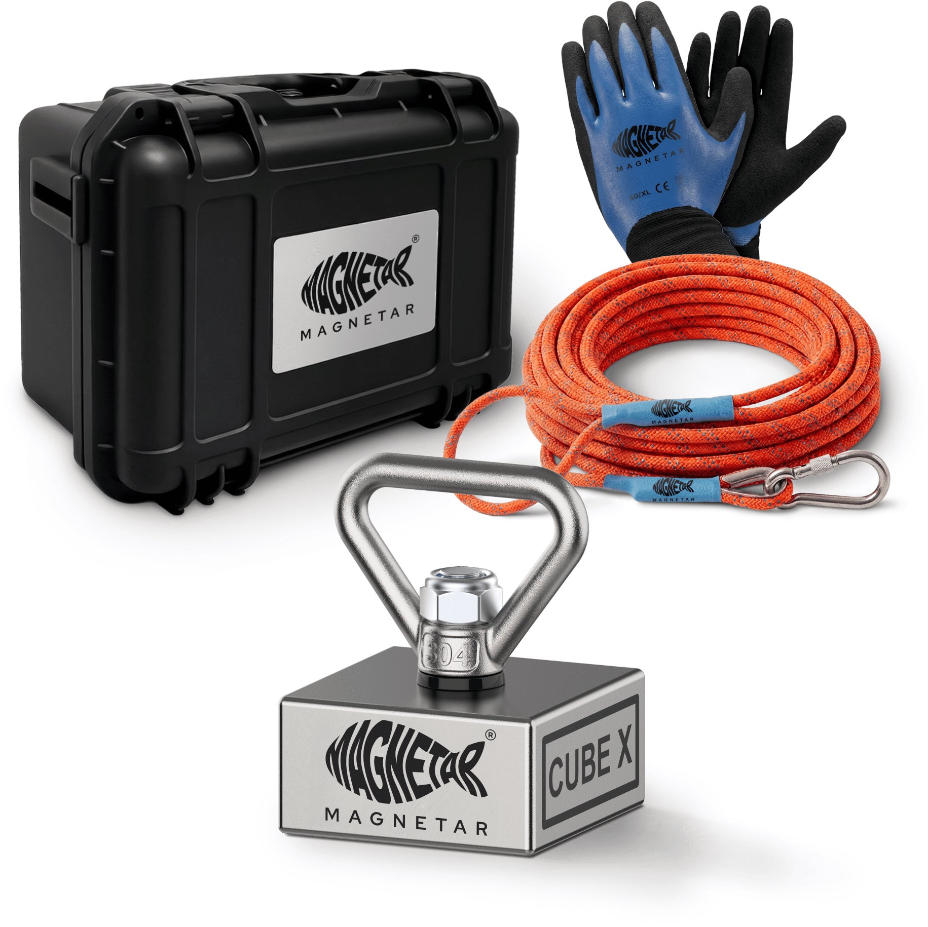 Magnetar Sada na magnet fishing CUBE X™ 450 kg