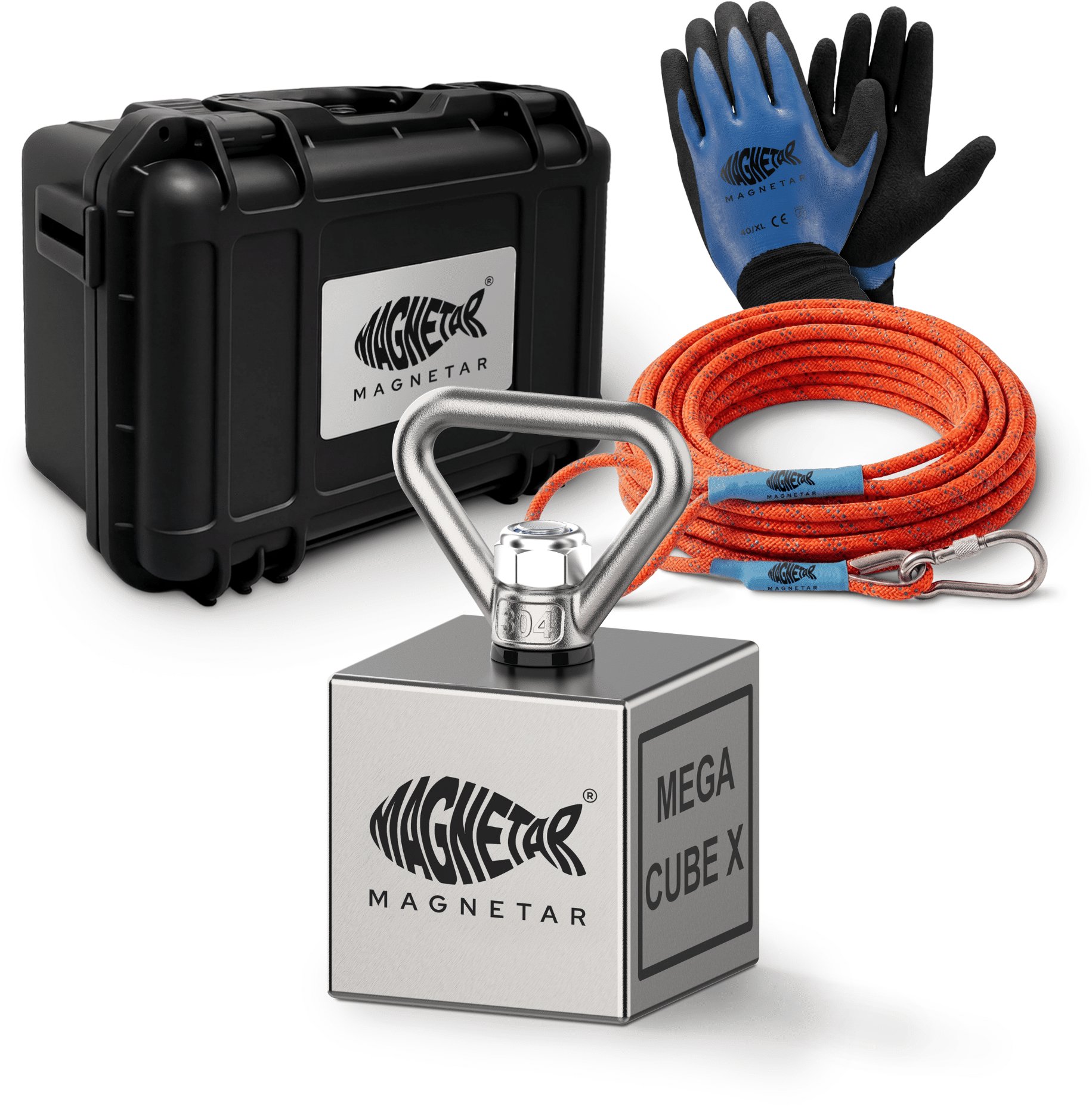 Magnetar MEGACUBE X™ sada 900 kg – 360° blokový magnet