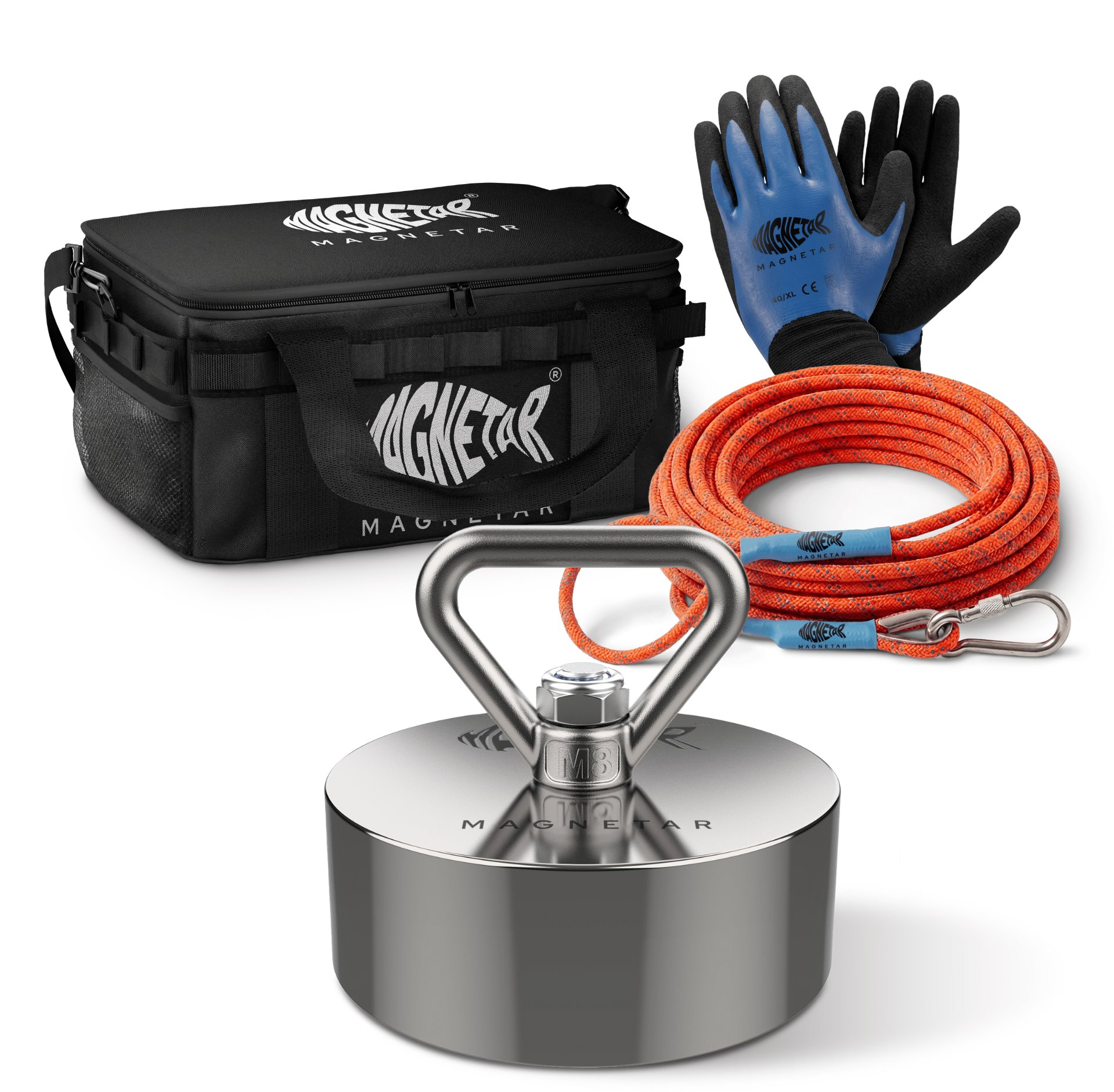 Magnetar BARBARIAN X™ sada 1600 kg – 360° magnet fishing (PROFI set)