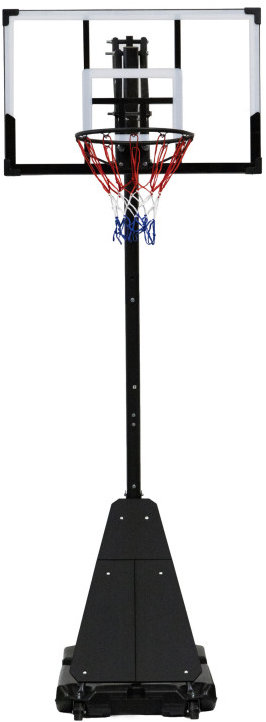 MOVEPRO QSG-S255 Nastavitelný basketbalový koš s míčem a pumpičkou 305 cm