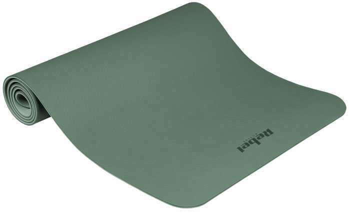 Rebel RBA-3152-2GR Gymnastická podložka na jógu, pilates, fitness, 183 × 61 × 0,6 cm, zelená