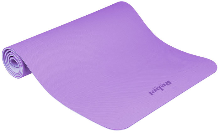 Rebel RBA-3152-2PU Gymnastická podložka na jógu, pilates, fitness, 183 × 61 × 0,6 cm, fialová