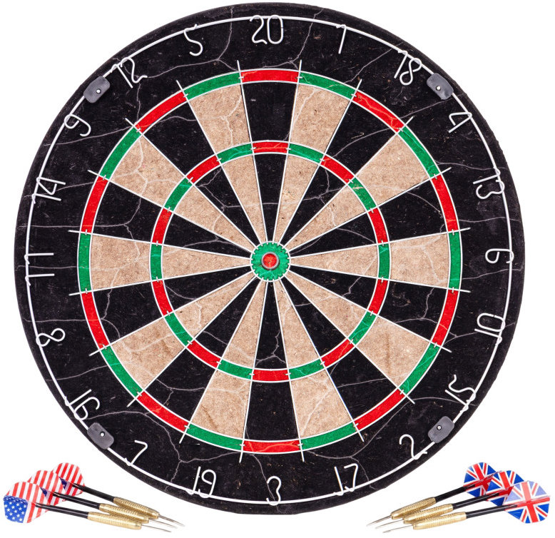 MultiStore AP-301 Sisalový terč na šipky 46 cm, 6 šipek