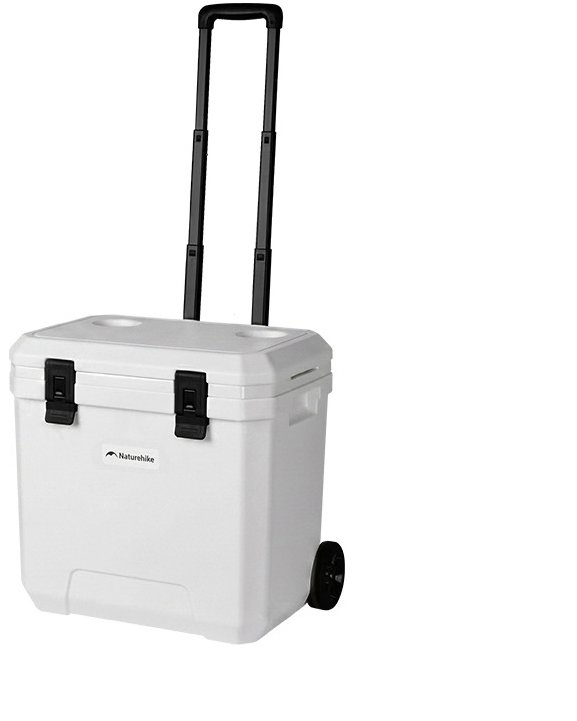 Naturehike Chladicí a termoizolační box na kolečkách 36 l, světle šedý