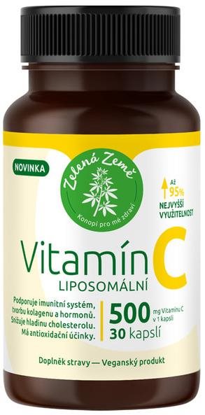Zelená Země Vitamín C liposomální, 30 ks