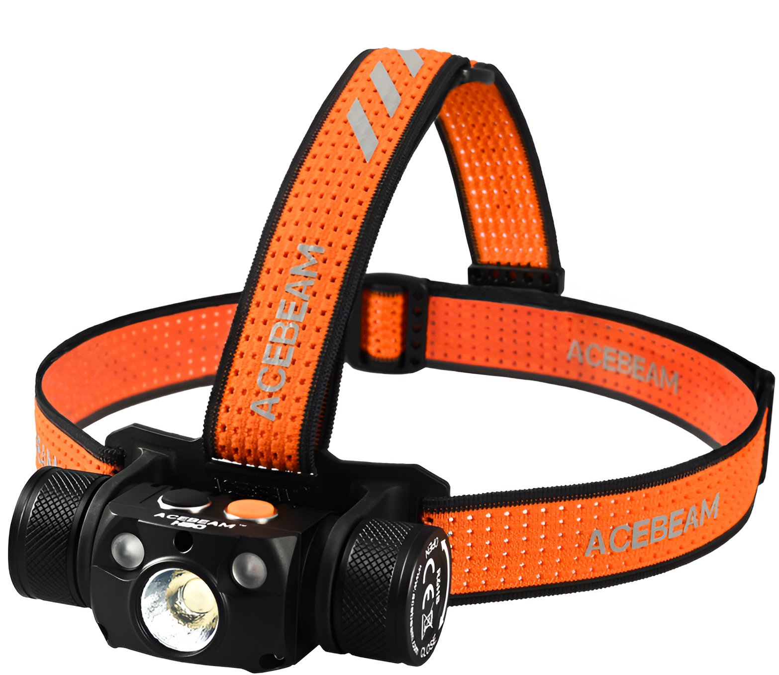 AceBeam LED čelovka H30 R+G, 4000 lm, 5000K, černá