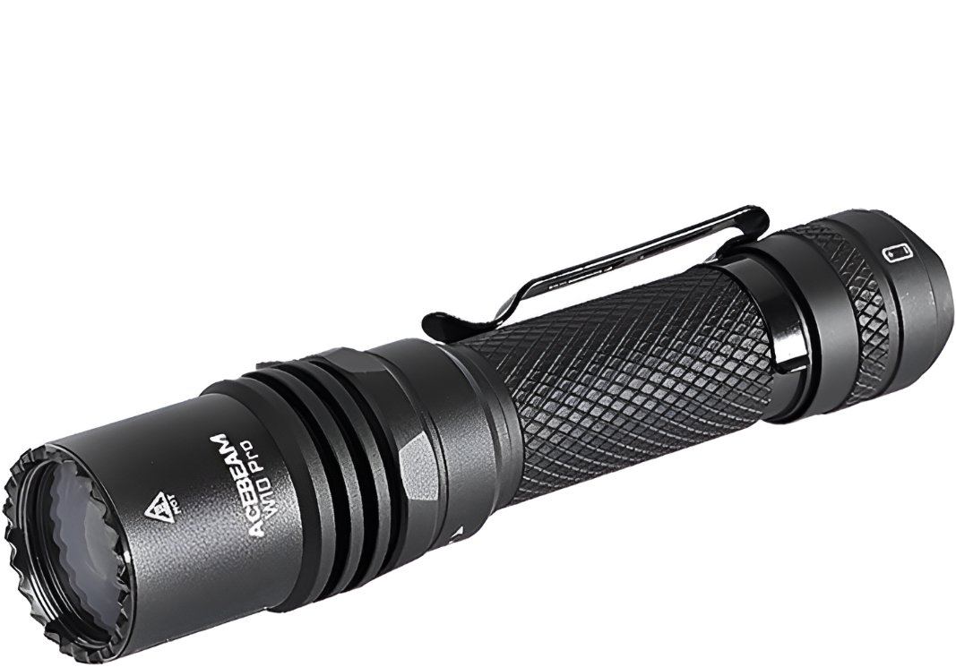 AceBeam Taktická LEP svítilna W10 Pro, 750 lm, černá