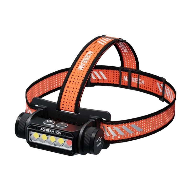 AceBeam H35 5-core Dual-light Source industrial Headlamp