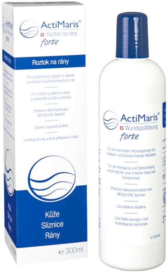 ActiMaris Forte roztok na čištění a hojení ran 300 ml