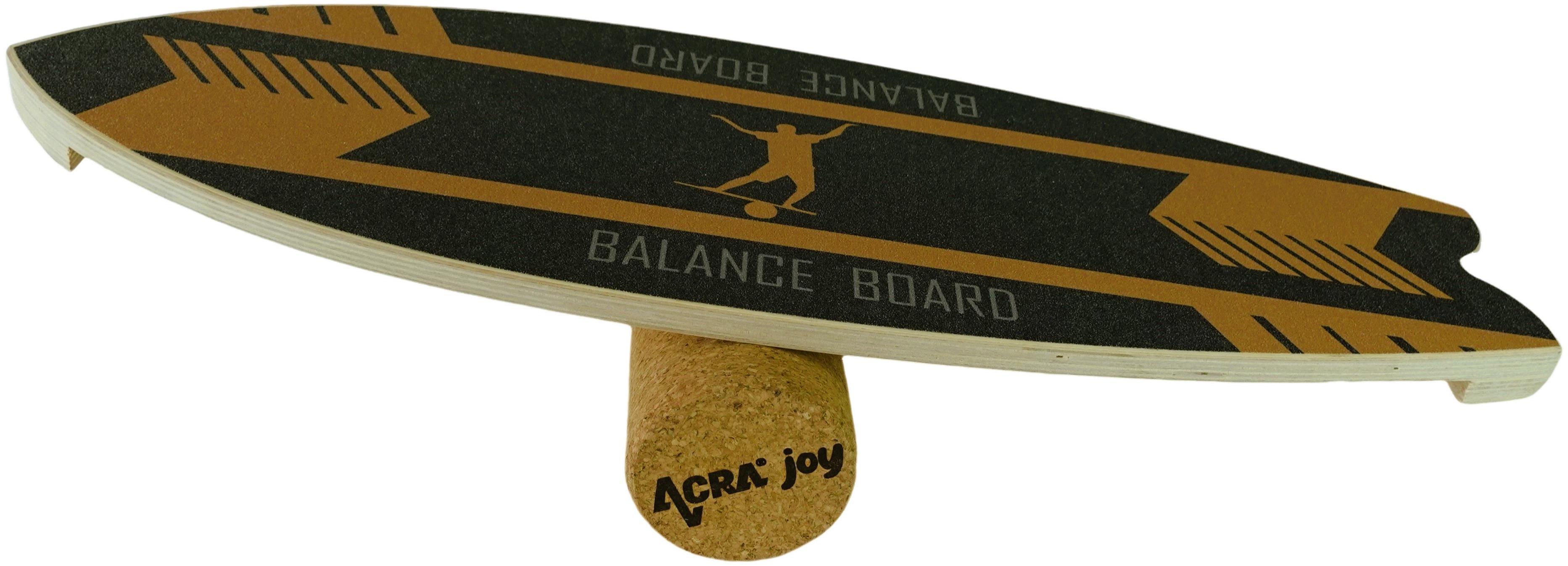 ACRA Indoorboard Wave balanční deska, černožlutá