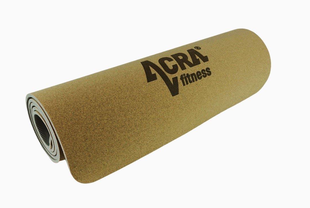 ACRA Korková Yoga mat 183 × 61 × 0,6 cm