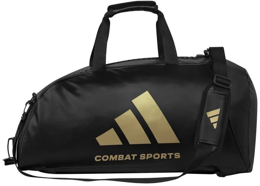 ADIDAS 2in1 Bag PU Combat Sports S, black/gold